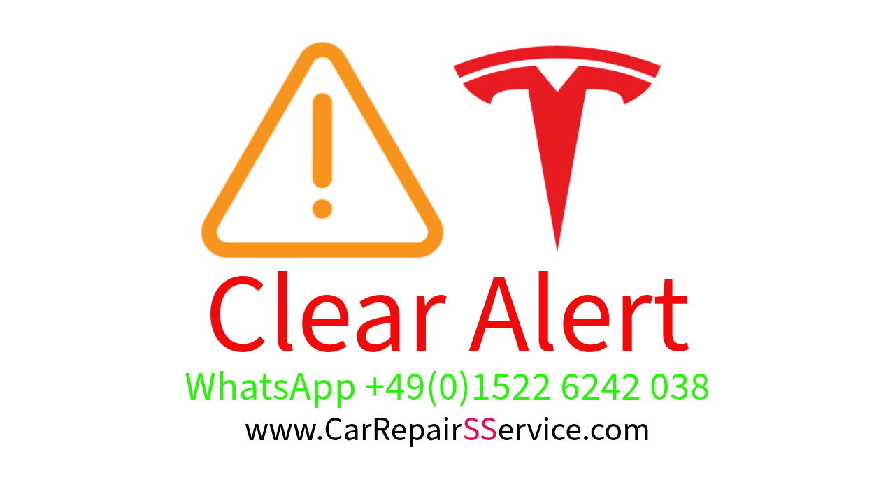 Tesla Remote Diagnosis and Support to clear alert