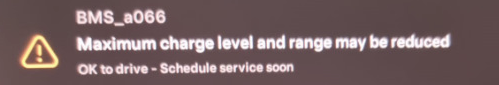 Fix Tesla "Maximum charge level and range reduced" Alert