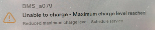 How to fix Tesla Unable to charge Maximum charge level reached Alert