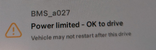 Tesla BMS_a027 "Power limited Ok to Drive" Guide to Fix it