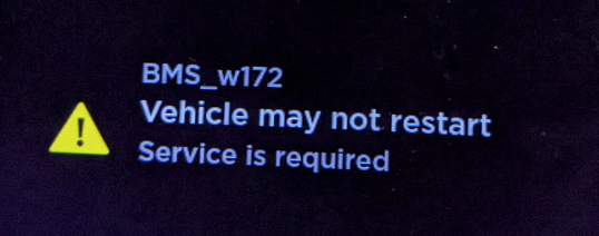 Tesla BMS_w172 Vehicle may not restart guide to fix