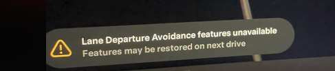 Tesla "Lane Deparature Avoidance feature unavailable" Guide to Fix