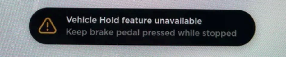 Tesla DI_a245 "Vehicle Hold feature unavailable" Guide to Fix it