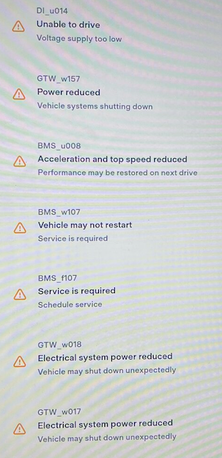 Behebung der Tesla BMS_w107-Warnung „Wartung erforderlich“