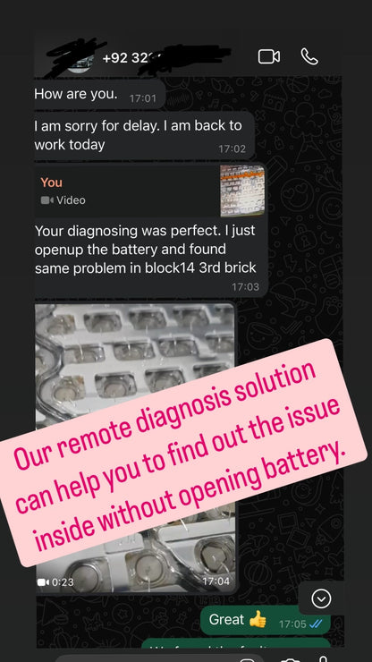 Tesla Remote Diagnosis and Support to clear alert