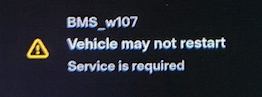 Behebung der Tesla BMS_w107-Warnung „Wartung erforderlich“
