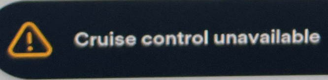 How to fix Tesla "Cruise control unavailable" DI_a175 alert