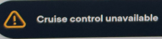 How to fix Tesla "Cruise control unavailable" DI_a175 alert