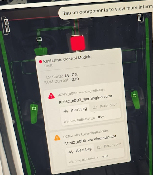 Tesla RCM2_a003 alert clear