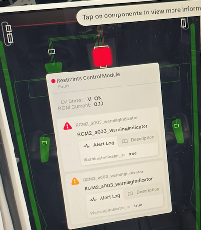 Tesla RCM2_a003 alert clear