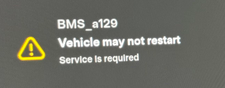 Tesla "BMS_a129_SW_VSH_Failure" alert clear (BMS_w129)