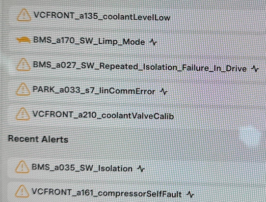 Tesla-Alarm „Beschleunigung und Höchstgeschwindigkeit reduziert“ BMS_a170 behoben