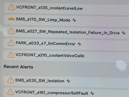 Tesla-Alarm „Beschleunigung und Höchstgeschwindigkeit reduziert“ BMS_a170 behoben