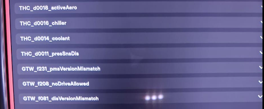 Tesla "THC" alert clear (Thermal Heat Controller)