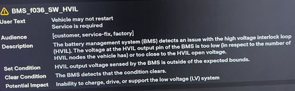 Behebung der Tesla BMS_w036-Warnung „Fahrzeug startet möglicherweise nicht neu“