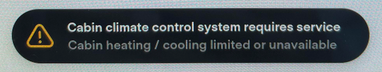 How to fix Tesla "Cabin Climate Control System requires service" alert