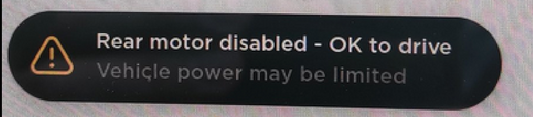 Tesla-Warnung „Hinterer Motor deaktiviert“ beheben